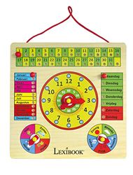 Lexibook Bio Toys Mijn eerste, Houten Kalender, leeractiviteiten, Small (EDU365NL 00)