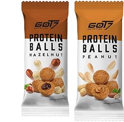 Got7 Protein Balls - Protein Rich Cocoa Cream Hazelnuts Gluten Free Fitness Diet Bodybuilding - 12 X 40G (Mix)