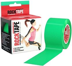RockTape Bande Kinésiologie, Élastique et Ruban Adhésif, Récupération Musculaire, Camo Vert, 5cm x 5m/2" x 16.4'