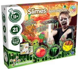 Slime Apocalypse Kit för barn - Slime Kit med Slime Fluffly, Butter Slime, Zombie Kvicksand och mycket mer, Leksaker, Spel och Slime presenter för flickor och pojkar 8+ år