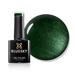 Bluesky Gel Nail Polish, Dark Green Sparkle 80541, Long Lasting, Chip Resistant, 10 ml (Requires Drying Under UV LED Lamp)