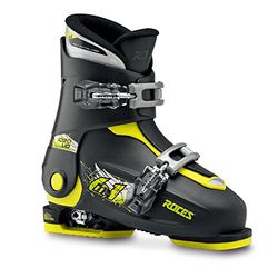 Roces Idea, Scarponi da Sci Unisex Bambini, Nero/Lime, MP 19.0-22.0