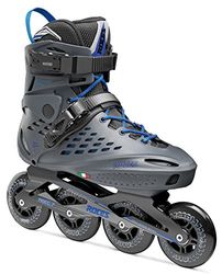 Roces Vidi, Pattino in Linea da Uomo Unisex-Adulto, Charcoal/Strong Blue, 38