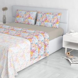 Fashion Bedding Set Microfibre Made in Italy Francis Double