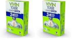 Vivin Tosse Complete Pocket 14 bustine. Sciroppo per mal di gola, tosse secca e grassa a base di estratti vegetali. Protegge e promuove l'idratazione della mucosa faringea. Senza Glutine.
