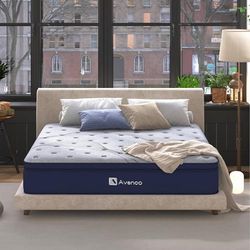 Avenco Letto Materasso Convenzionale, espanso Schiuma Gel Molla Tascabile, Classico, Singolo