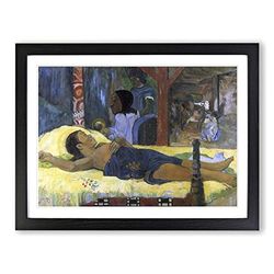 Paul Gauguin Te Tamari No Atua Classic Painting Framed Wall Art Print, Ready to Hang Picture for Living Room Bedroom Home Office Décor, Black A2 (64 x 46 cm)