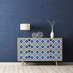 Ambiance Sticker Autocolantes adesivos para móveis, autocolantes, azulejos de cimento, decoração para mesas, armários, prateleiras, 60 x 100 cm