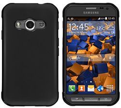 mumbi Telefoonhoesje compatibel met Samsung Galaxy Xcover 3, telefoonhoes, zwart