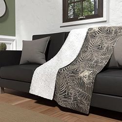 Soleil d'ocre Plaid,120 x 160 cm, gris