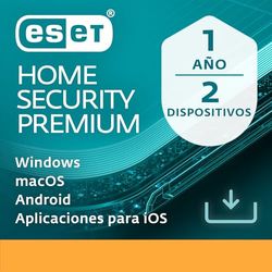 ESET HOME Security Premium 2024 | 2 dispositivos | 1 año | gestor de contraseñas, cifrado de datos, privacidad y seguridad del navegador incluidos | Windows, macOS, Android e iOS | Código por email