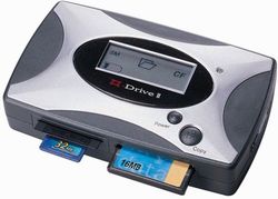 X-drive 2 40 GB (externe harde schijf, 6-in-1 kaartlezer)