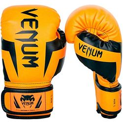 Venum, Elite - Guantoni da boxe per bambini, unisex, M, arancione fluo