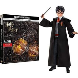 Harry Potter 7 Pt.1 (4K + Br) + Harry Potter-Personaggio Harry Articolato da 30 cm Giocattolo per Bambini 6+Anni, FYM50