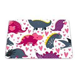 Bonamaison, Rectangle Pop Art Digital Printed Mouse Pad, Non-Slip Base, for Office and Home, Size: 22 x 18 cm