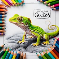 Coloring Book Geckos