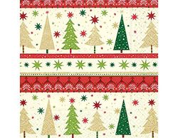 Servilletas de Papel de Navidad, 33 x 33 cm.