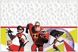 Procos 10067600 tafelkleed Disney De Ongelooflijke 2 van plastic, print, wit, rood