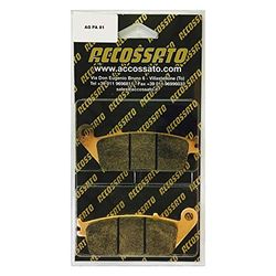 accossato agpa81st-p55383 Pastillas freno, Color Negro, Talla única