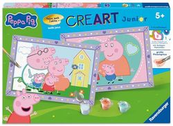CreArt, Malen nach Zahlen Junior Peppa Wutz - Peppa's Familie