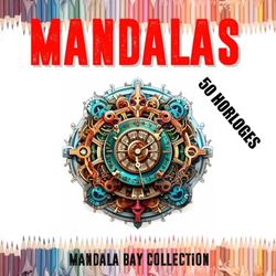 MANDALAS: 50 Mandalas Horloges