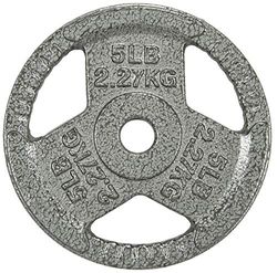 Sporzon! Gjutjärn 2,5 cm greppplatta viktplatta för styrketräning, tyngdlyftning och crossfit, enkel