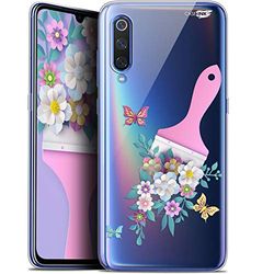 Beschermhoes voor 6,4 inch Xiaomi Mi 9, ultradun, motief kwast, bloemen