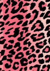 Cuaderno animal print rosa