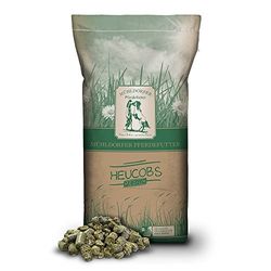 Mühldorfer Heucobs medium, 20 kg, vervanging voor hooi, voor inweken, grondvoer met ruwe vezels voor alle paarden, ook voor mensen met een allergie