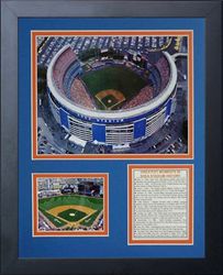 Legende sterren Nie "Shea Stadion" ingelijste fotocollage, 11 x 35,6 cm