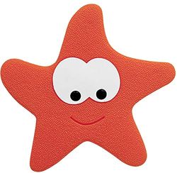Spirella 5pcs Set, Red Starfy Collection, Shower Mat, PVC