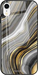 ERT GROUP mobiel telefoonhoesje voor Apple Iphone XR origineel en officieel erkend Babaco patroon Case Marble 010 gemaakt van gehard glas, aangepast aan de vorm van de mobiele telefoon, beschermhoes