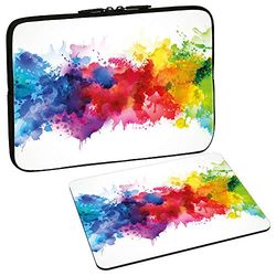 Pedea Design Case 10.1/13.3/15.6/17.3 Inch + Mouse Pad, Color Blob