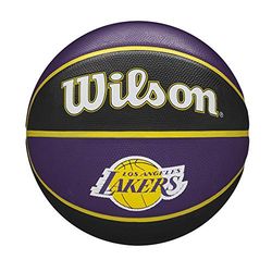 Wilson NBA Team Los Angeles Lakers Ball WTB1300XBLAL, Unisex basketballs, black, 7 EU
