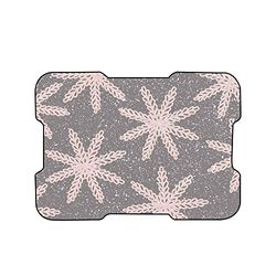 Bonamaison, Alfombrilla de ratón con impresión Digital, Base Antideslizante, para Oficina y hogar, tamaño: 22 x 18 cm