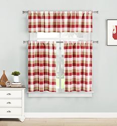 Huis Maison Keuken Gordijnen en Valances Set