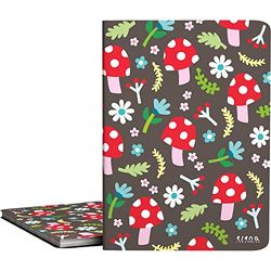 Grafoplás | Carpeta Escolar de Fundas Transparentes A4| Tapas Flexibles | 30 Forros de Polipropileno | Diseño Elena Corredoira | Colección Setas