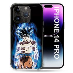 Beschermhoes compatibel met MagSafe voor iPhone 14 Pro (6.1) Manga Dragon Ball Sangoku zwart