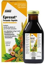 Salus Epresat Formule Liquide Multivitaminée Vitalité/Énergie/Renfort du Système Immunitaire, 250 ml