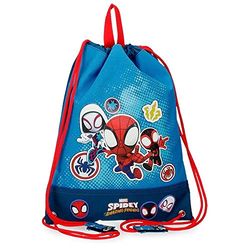 Marvel Go Webs Go Lunchtas, blauw, 27 x 34 x 10 cm, polyester, Blauw, Eén maat, lunchtas