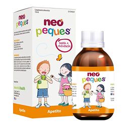 NEO PEQUES | Jarabe Infantil Apetito | 150 ml | Aumenta el Apetito y Disminuye la Sensación de Cansancio | A Base de Extractos de Plantas y Oligoelementos | Sabor Frambuesa