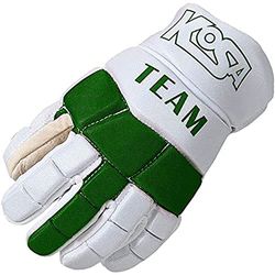 KOSA Team Bandy Ice Guanto protettivo in pelle progettato durevole e flessibile, impugnatura comoda migliora la manipolazione del lavoro a maglia, movimenti rapidi e retro extra imbottito per la