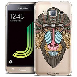 Caseink - fodral för Samsung Galaxy J3 2016 (J320) [Crystal Rigid HD Summer Design Babian - rigid - ultratunn - tryckt i Frankrike]