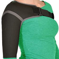 Sportherapy Tutore Spalla Ambidestro con Fissaggio Controlaterale | Immobilizzatore Spalla in Neoprene Traspirante | Tutore spalla Uomo/Donna | Dispositivo Medico Certificato (XXL)
