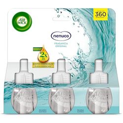 Air Wick Ambientador elétrico, fragrância nuco, 3 peças, 1 unidade