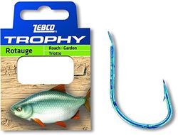 Zebco 18 Trophy rode oog voorvakhaken 0,10 mm 0,70 m 10 stuks