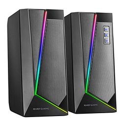 Glowster Speaker 2.0 20W Bluetooth 5.0 with RGB - Ideal for Improving Sound in Games, Movies and Music.