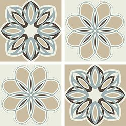 AG Design SS 3864 Stickers tegelstickers, muurstickers, Colorful, 30 x 30 cm