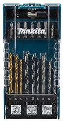 Makita D-74887 Juego de brocas y brocas de 17 piezas