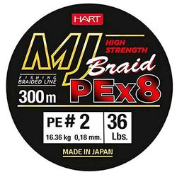 B/300m HART MJ BRAID 0,45 mm